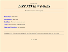 Tablet Screenshot of jazzshelf.org